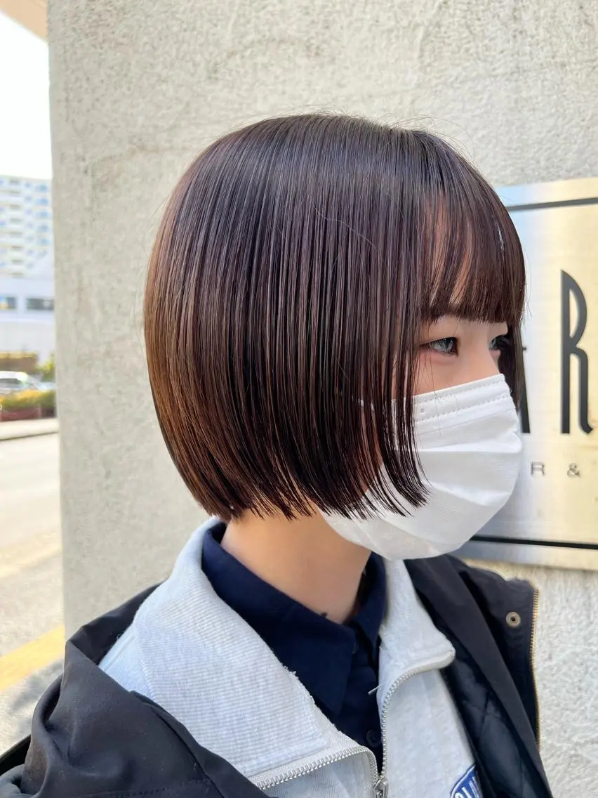 ショート ボブ ✨技術講師.艶髪✨ ✂︎佐久間✂︎のヘアスタイル