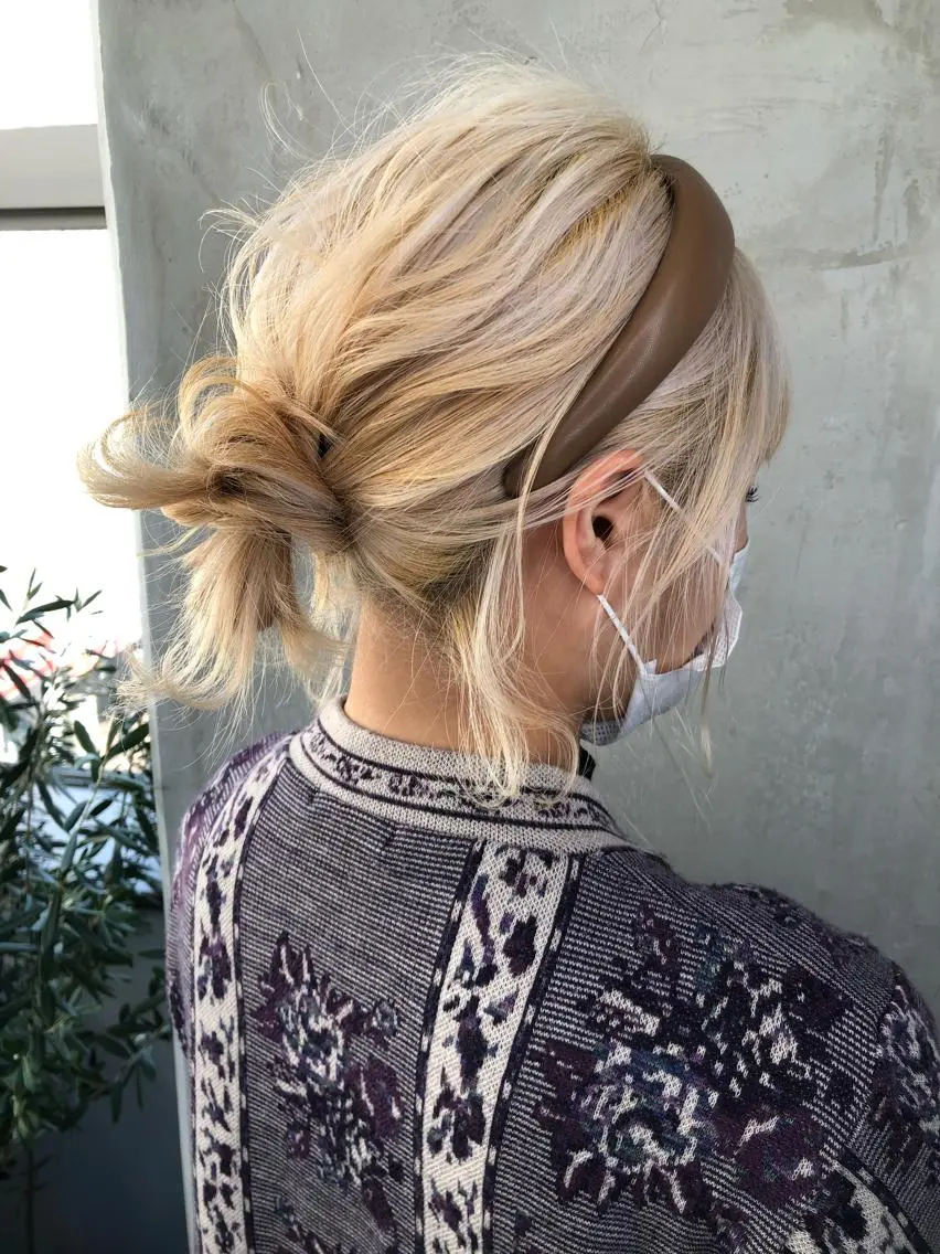 カラー ヘアアレンジ RISAKO レイヤーカット🎀のヘアスタイル