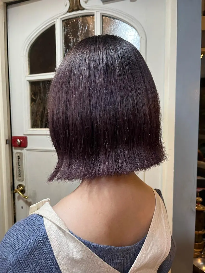 カラー ベージュカラー ブリーチ ケアブリーチ ダブルカラー ハイトーンカラー トレンドパーマ 🌱ショート/緒方椋のヘアスタイル