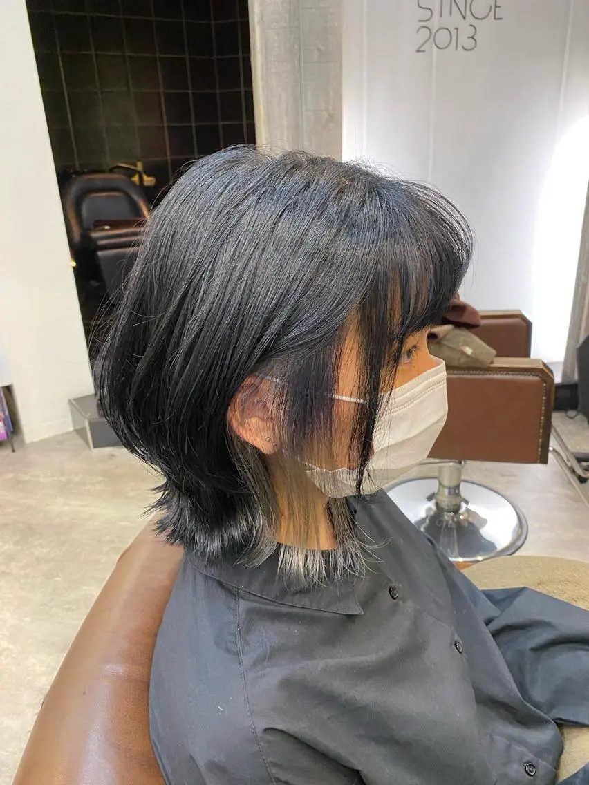 ミディアム ボブ ウルフカット ウルフボブ 🟢NEGi🟣 🫧髪質改善のヘアスタイル