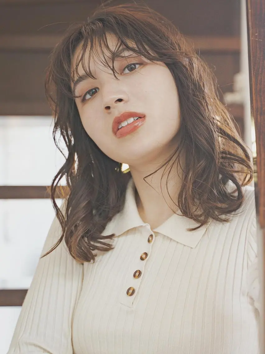 セミロング 柳下 涼のヘアスタイル