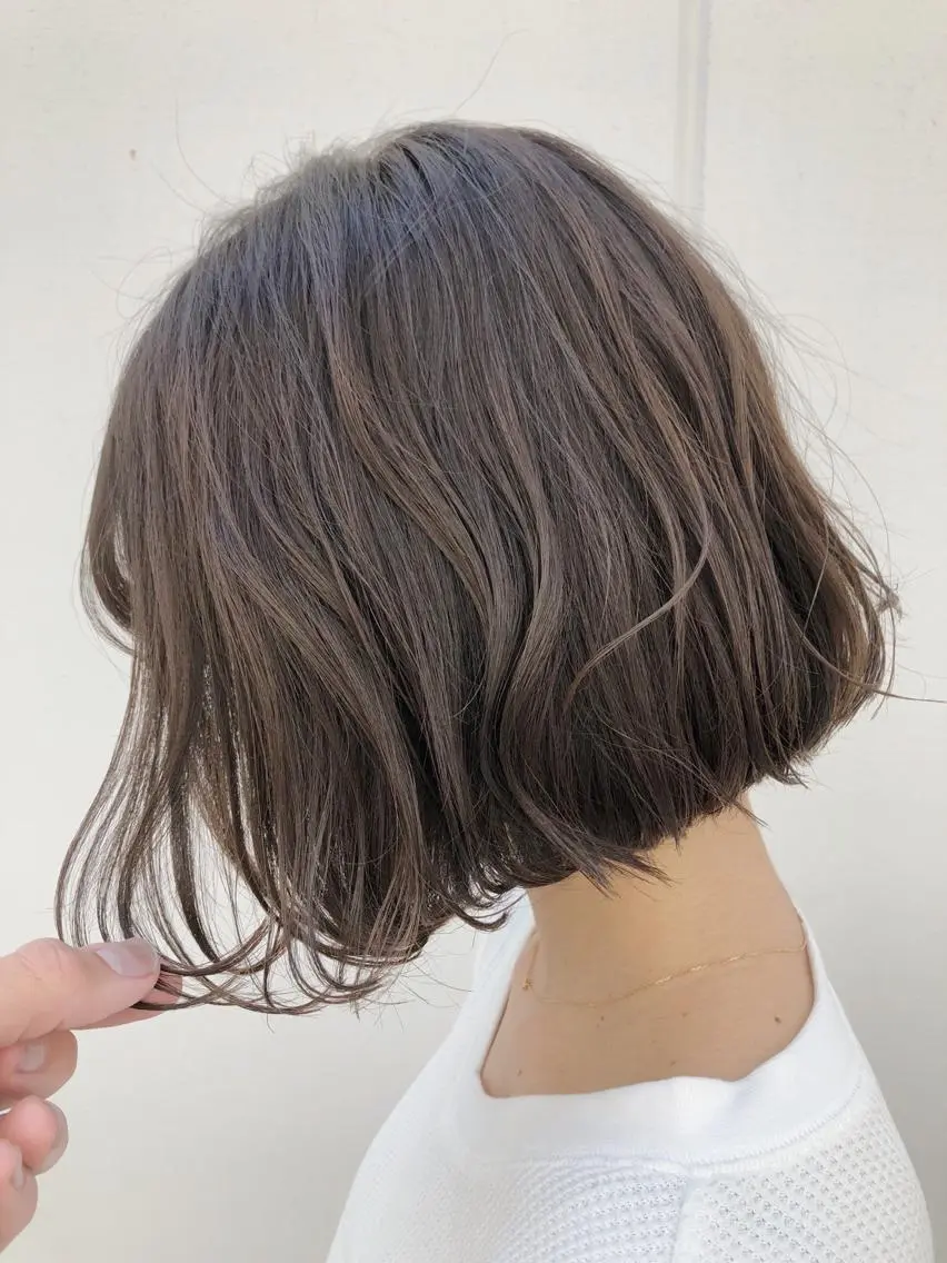 ショート カラー ノグチ ユウキ/ボブのヘアスタイル