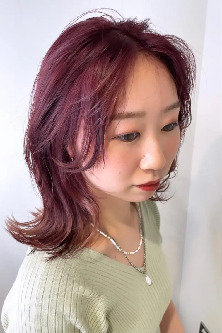 ミディアム HIBIKI/原宿 ハッシュカット🪄のヘアスタイル