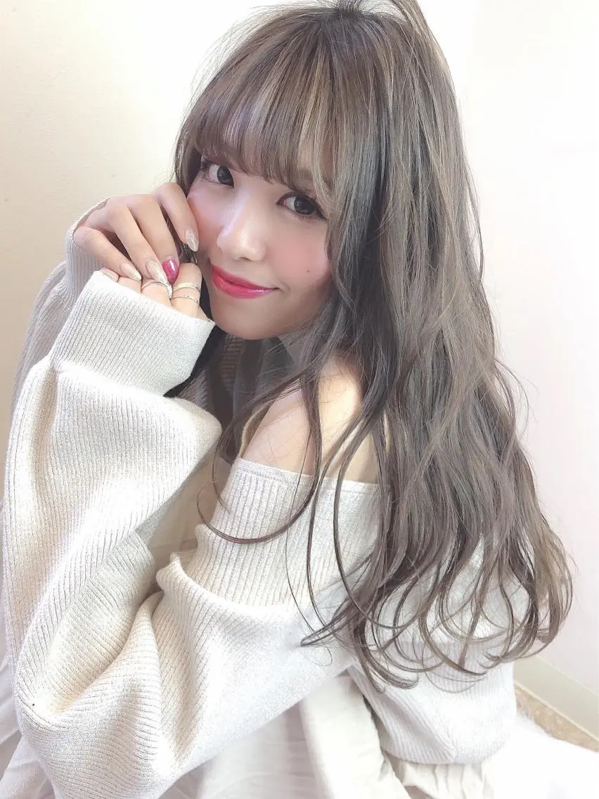 ロング ヘアカラー 具志 正太のヘアスタイル