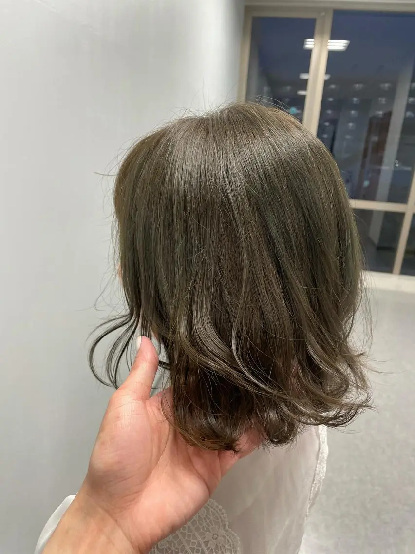 ショート カラー ヘアカラー 心斎橋/ブリーチなし 髪質改善/レイヤーのヘアスタイル