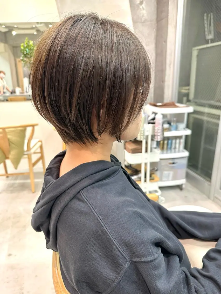 ショート カラー 似合わせショート×透 明感/やじまたかしのヘアスタイル