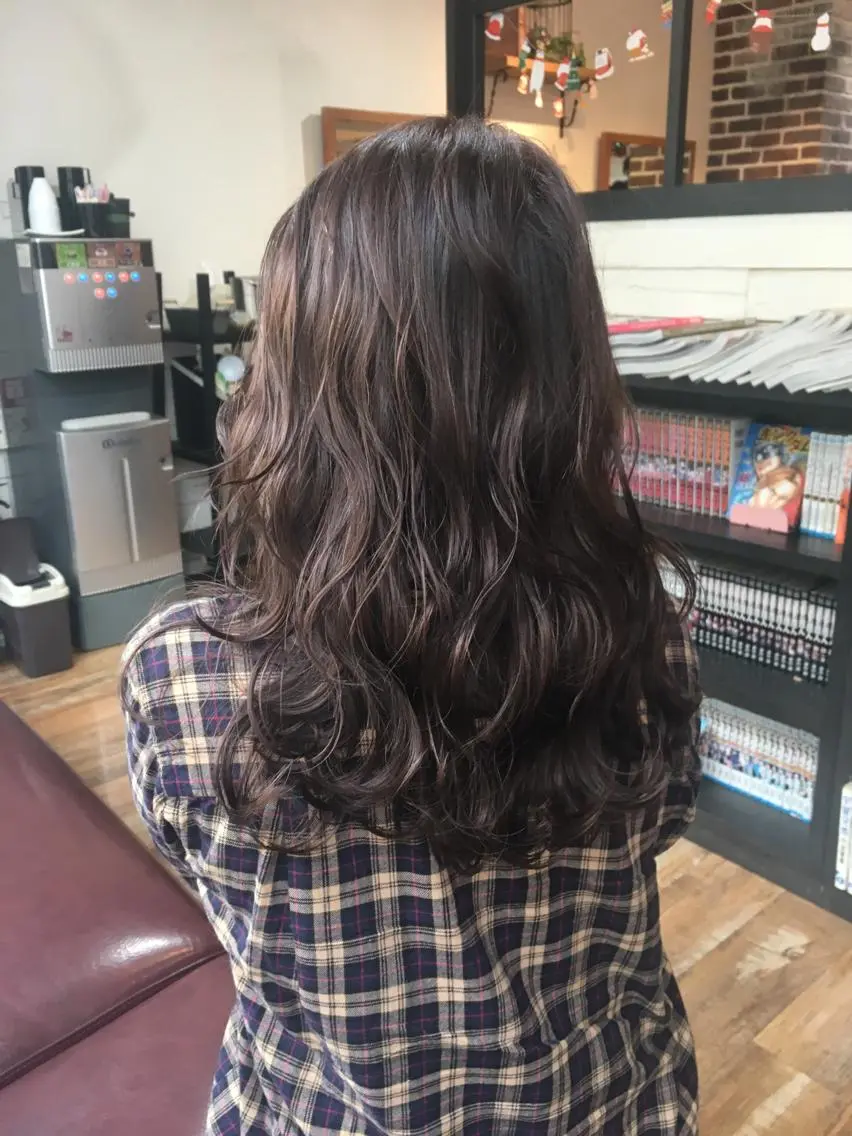 セミロング ヘアアレンジ カット ヘアカラー トリートメント ヘッドスパ 木下大地 HAIR Oneのヘアスタイル