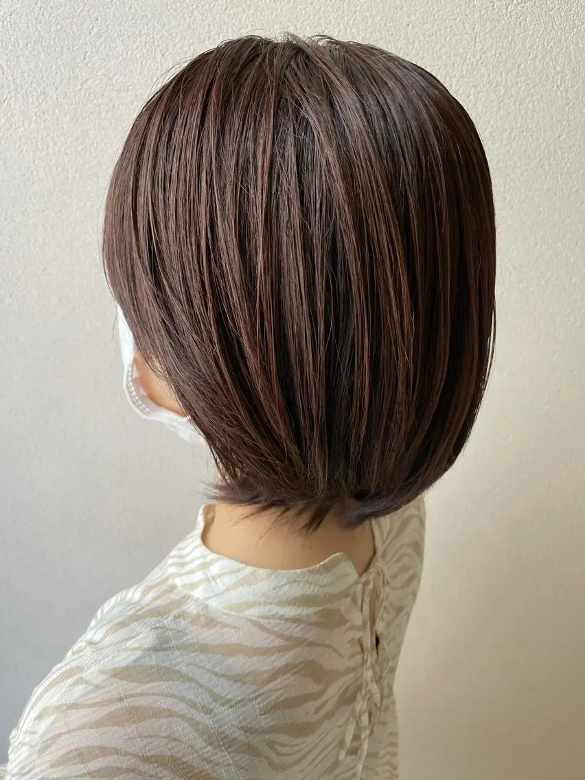 ショート カラー アッシュ アッシュブラウン ブラウンカラー 沢田 瞳のヘアスタイル