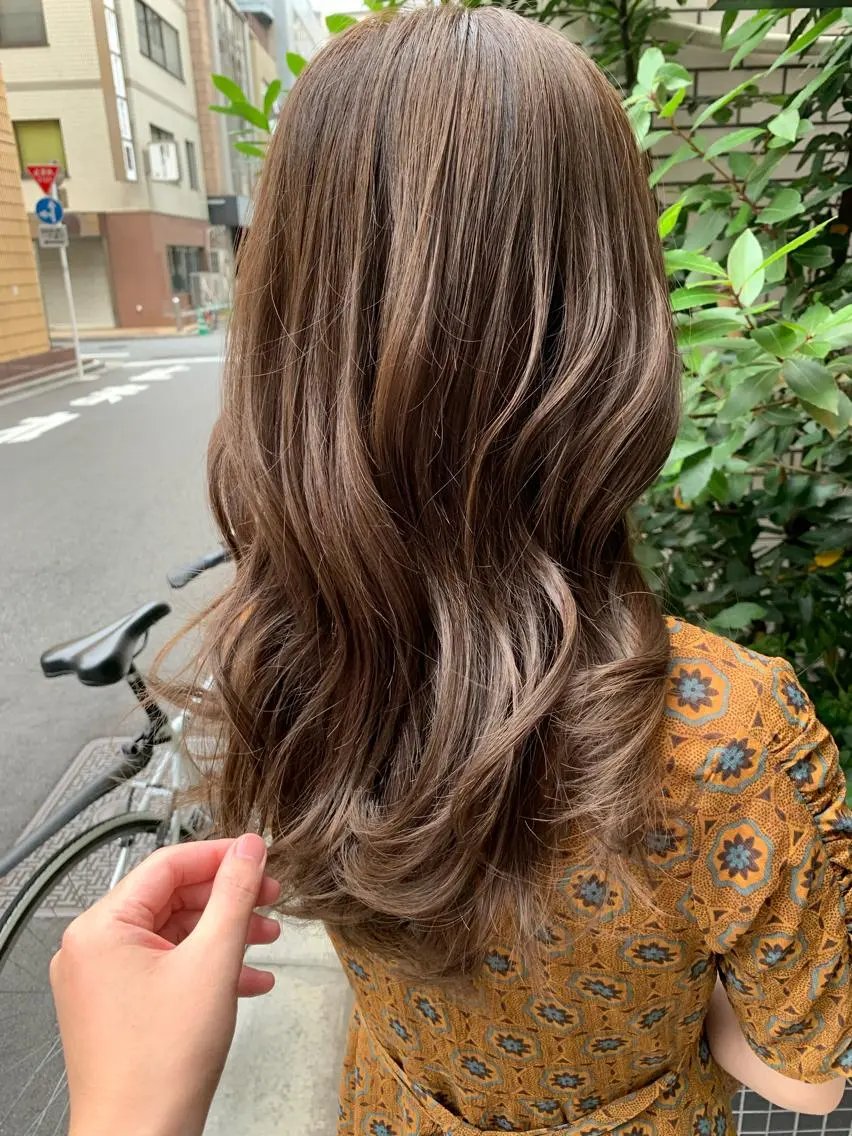 セミロング カット ヘアカラー トリートメント 🌟美髪縮毛矯正🌟 吉田冴一のヘアスタイル
