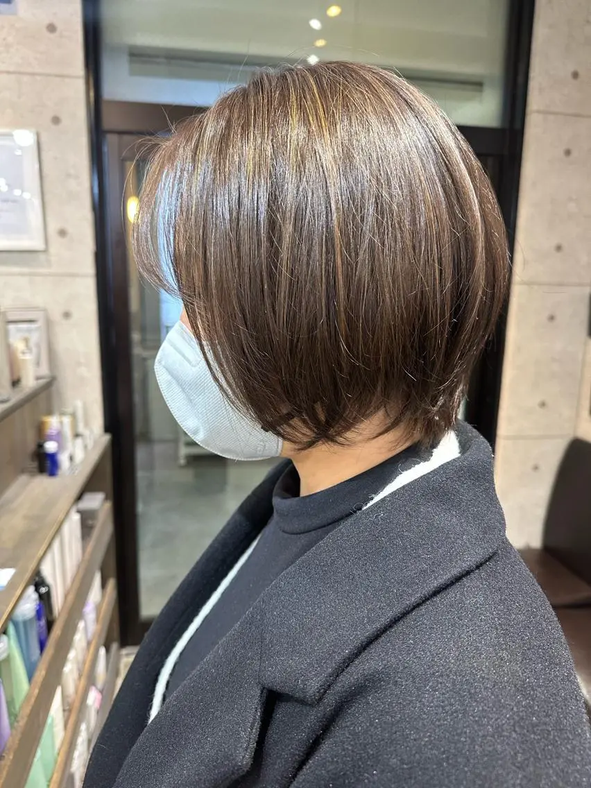 ショート カラー ショートボブ ボブ ショートヘア 遠藤沙也加 /レイヤーカットのヘアスタイル