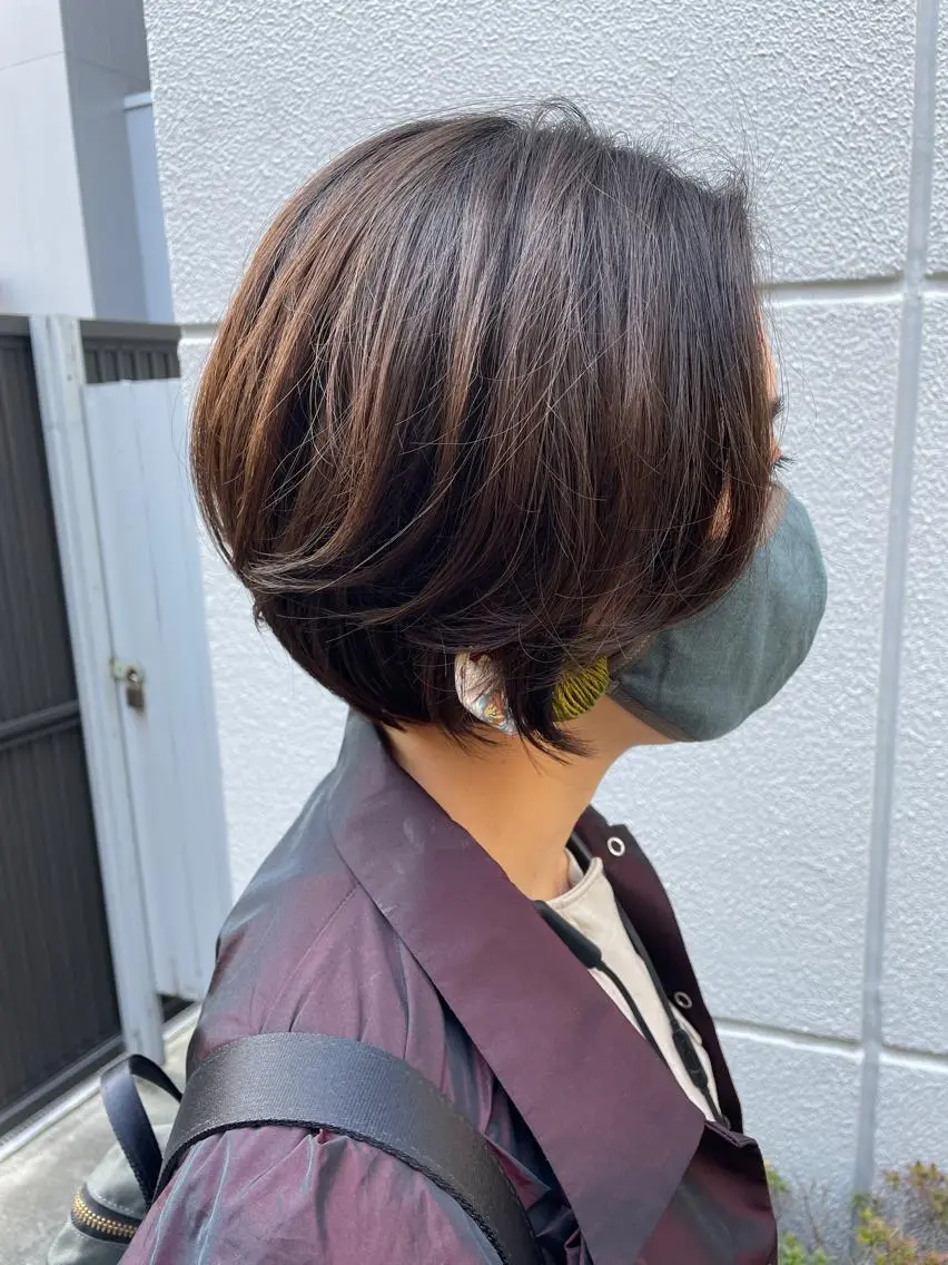 ショート ショートボブ ボブ ショートヘア カット トリートメント 松田 光雄のヘアスタイル
