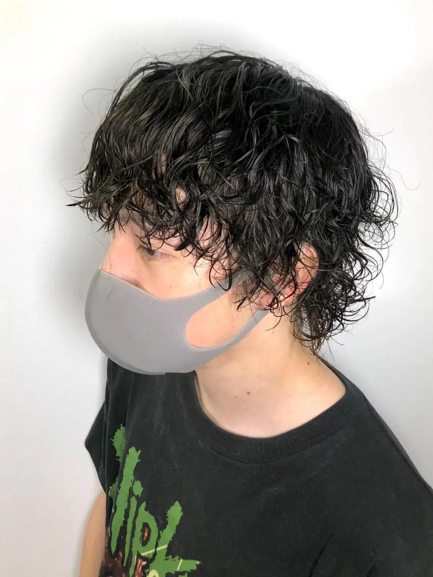 ショート パーマ メンズ 💈メンズカット💈 No.1💈坂元のヘアスタイル