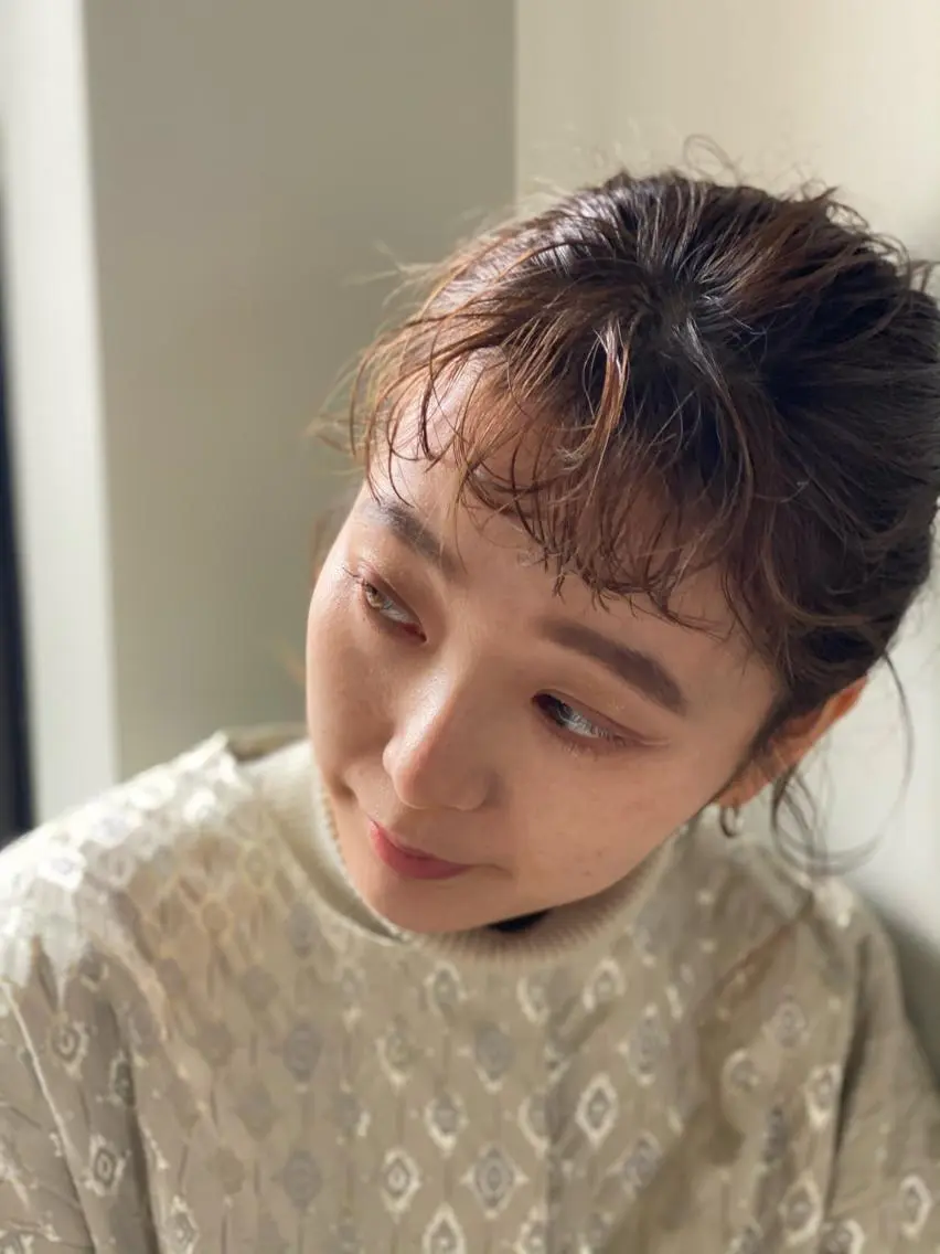 パーマ カット パーマ 美髪ストレート 川本雄己のヘアスタイル