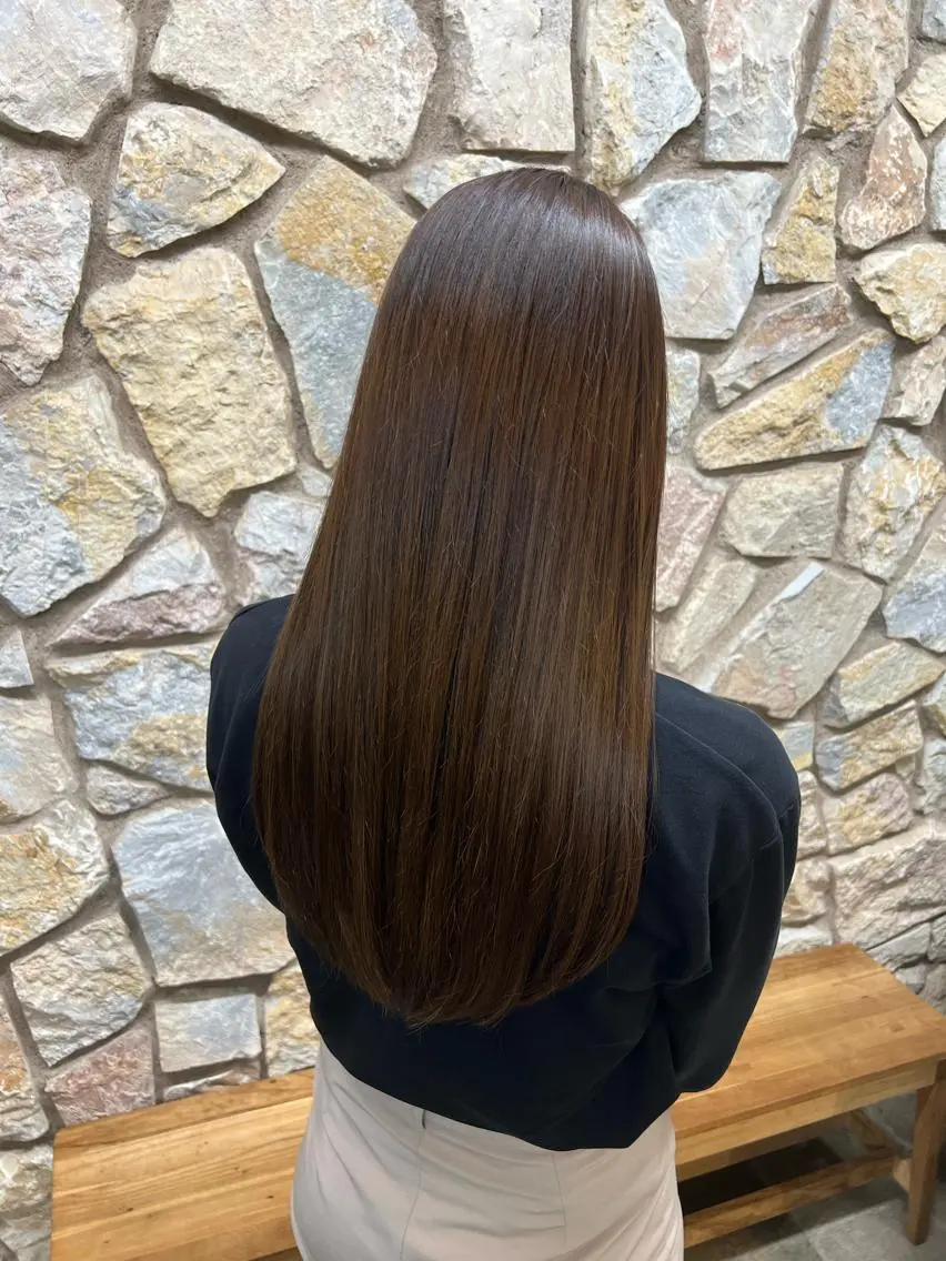 ロング 縮毛矯正 メンズ特化美容師 TOMOKIのヘアスタイル