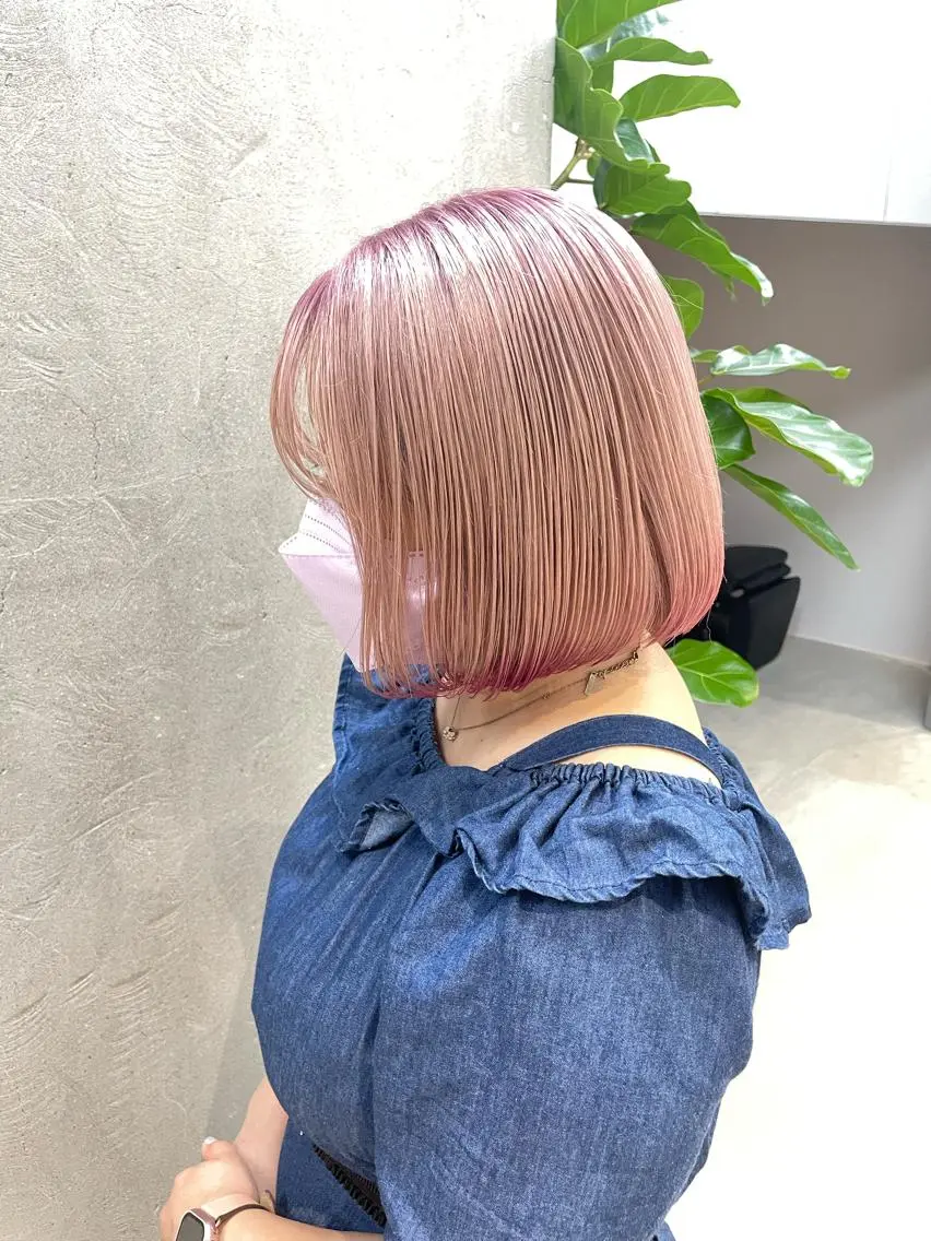 ショート カット ヘアカラー トリートメント Le/a谷町 野上幹太のヘアスタイル