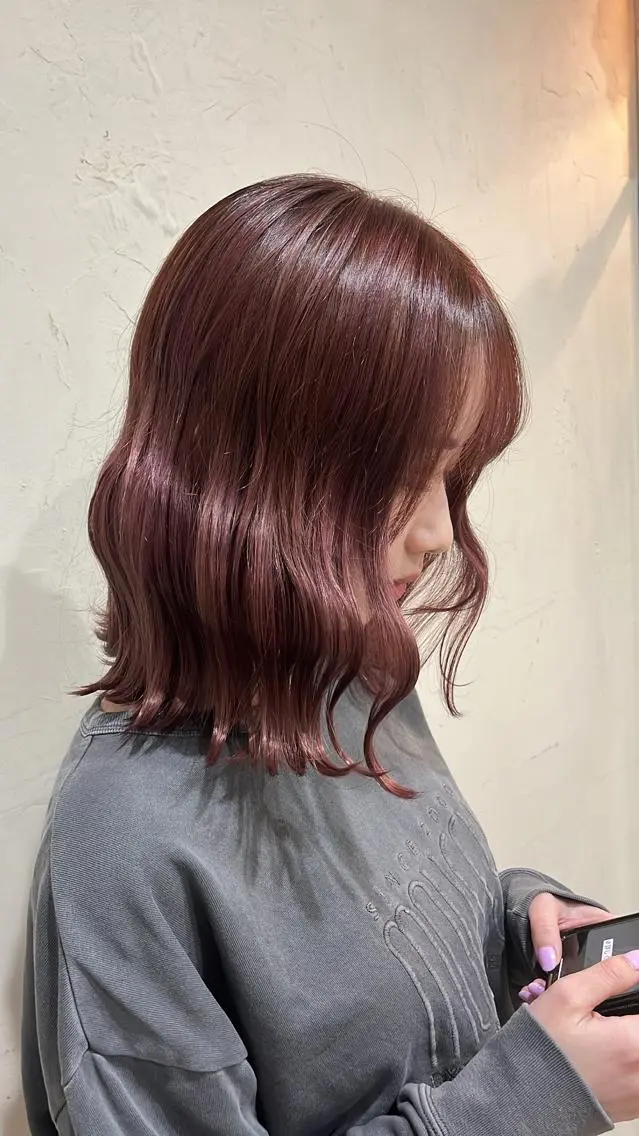 ミディアム カラー メンズ キッズ Seira 札幌メンズサロンのヘアスタイル