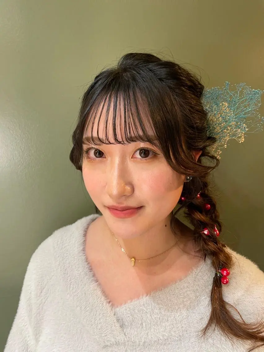 ロング ヘアアレンジ KURIA*⋆ஐ ブリーチ/韓国ヘアのヘアスタイル