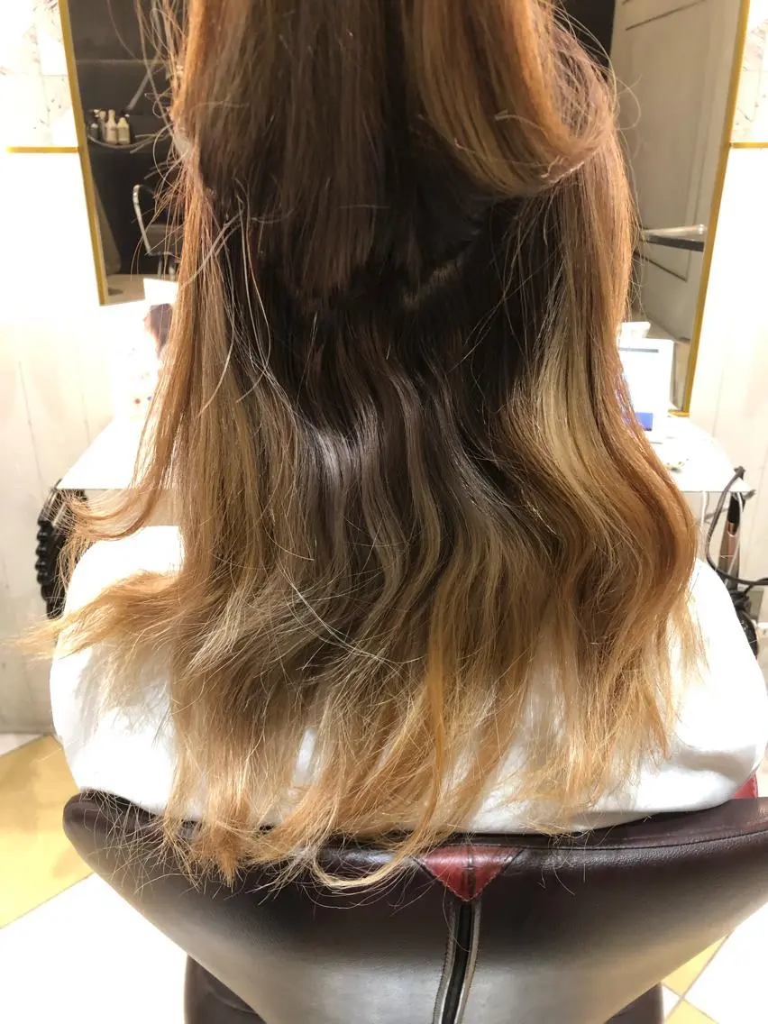 ロング 美髪矯正/髪質改善/ 艶髪/髪に輝きをのヘアスタイル