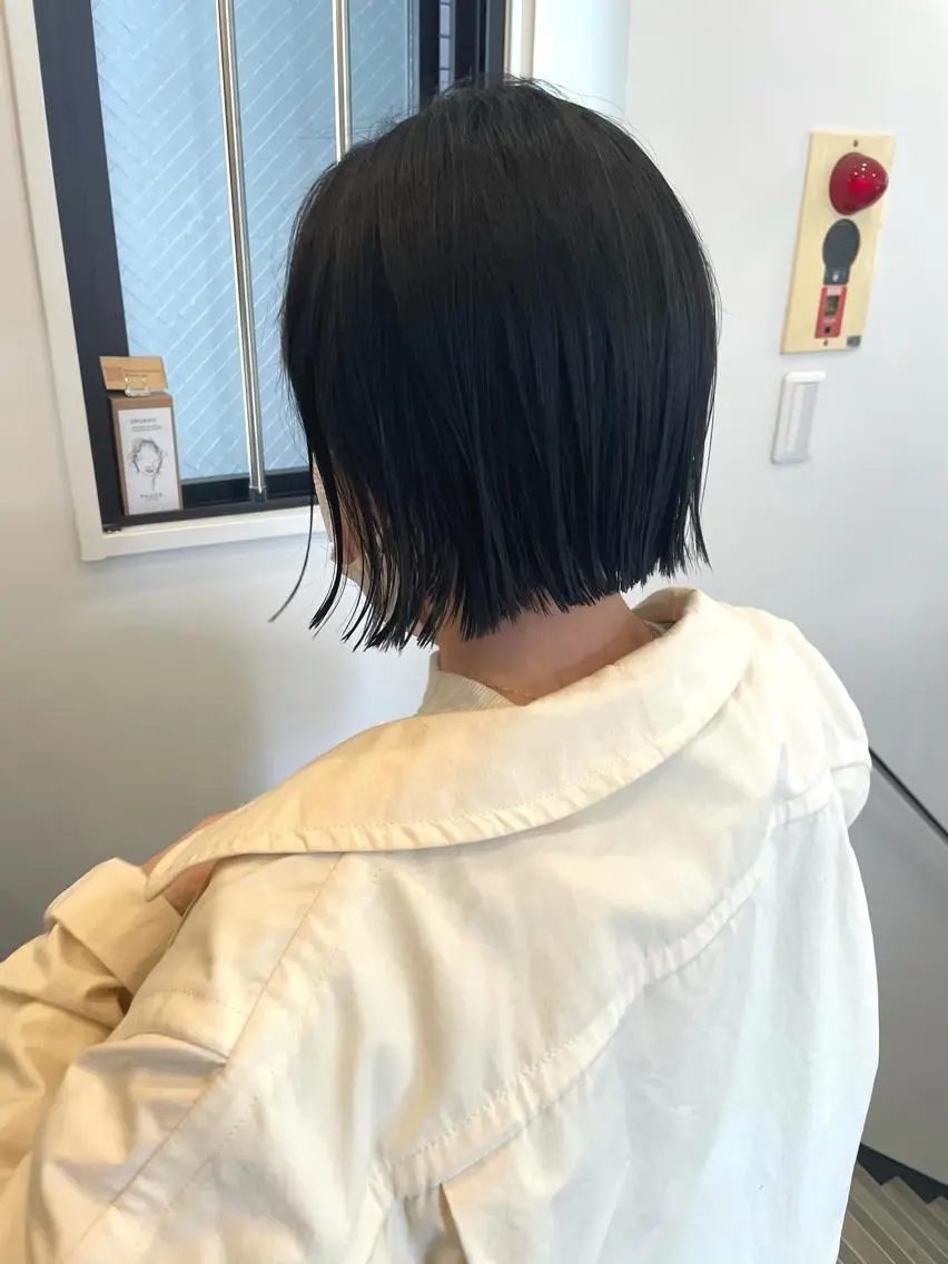 ショート カット やまさきえりこ ニュアンスパーマのヘアスタイル