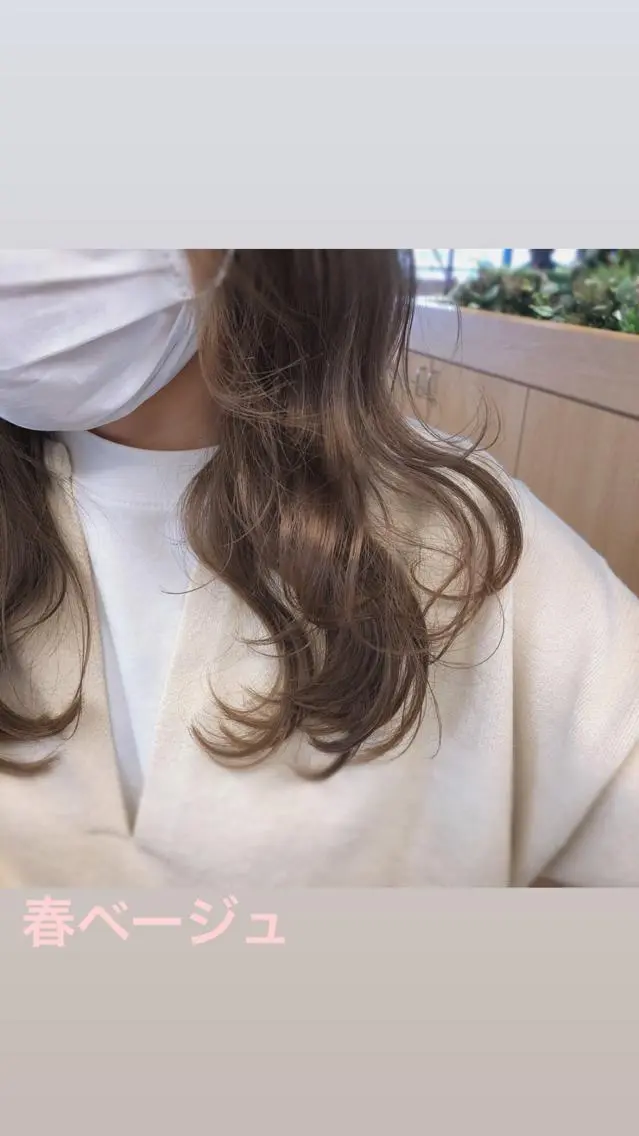 セミロング カラー ベージュカラー 堀田 将輝のヘアスタイル
