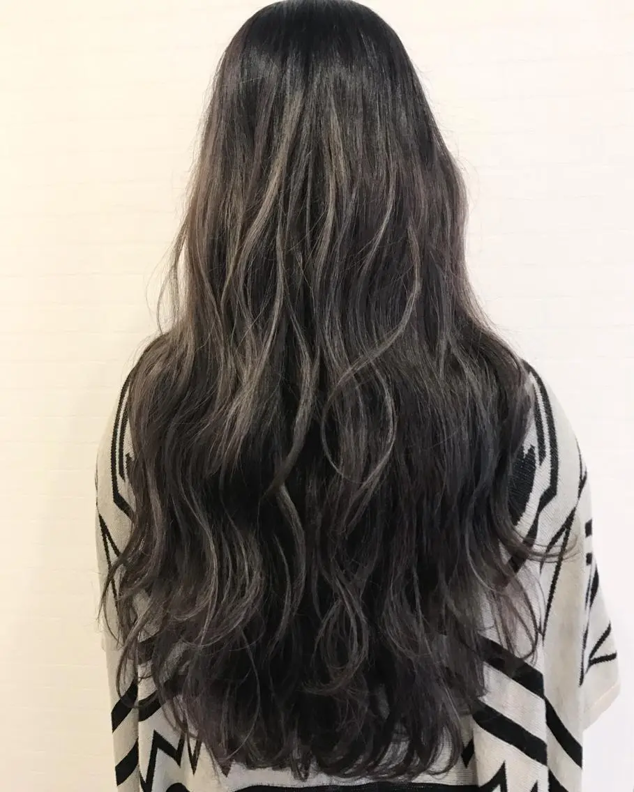 ロング カラー ヘアアレンジ ヘアカラー トリートメント 縮毛矯正 髪質改善寺坂雄飛💐のヘアスタイル