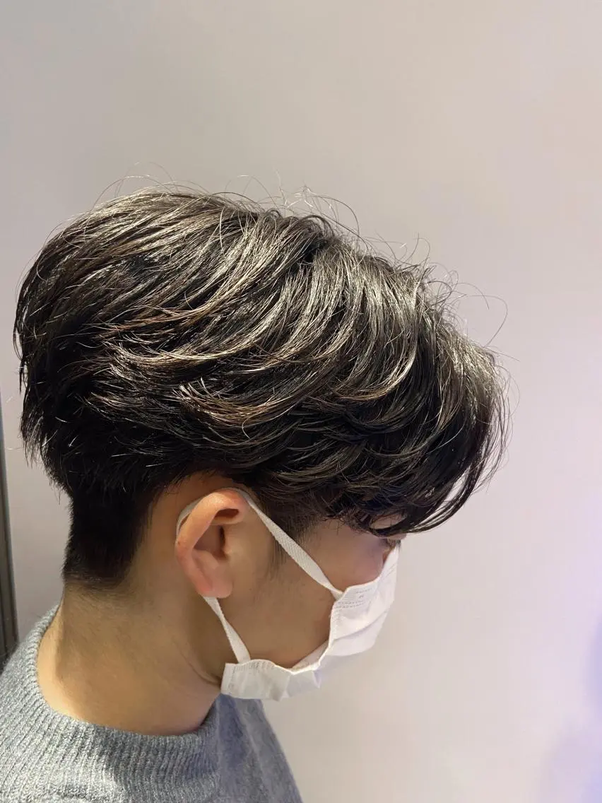 パーマ メンズ メンズ韓国風 メンズパーマ メンズ縮毛矯正 ♠️店長下平隼人のヘアスタイル