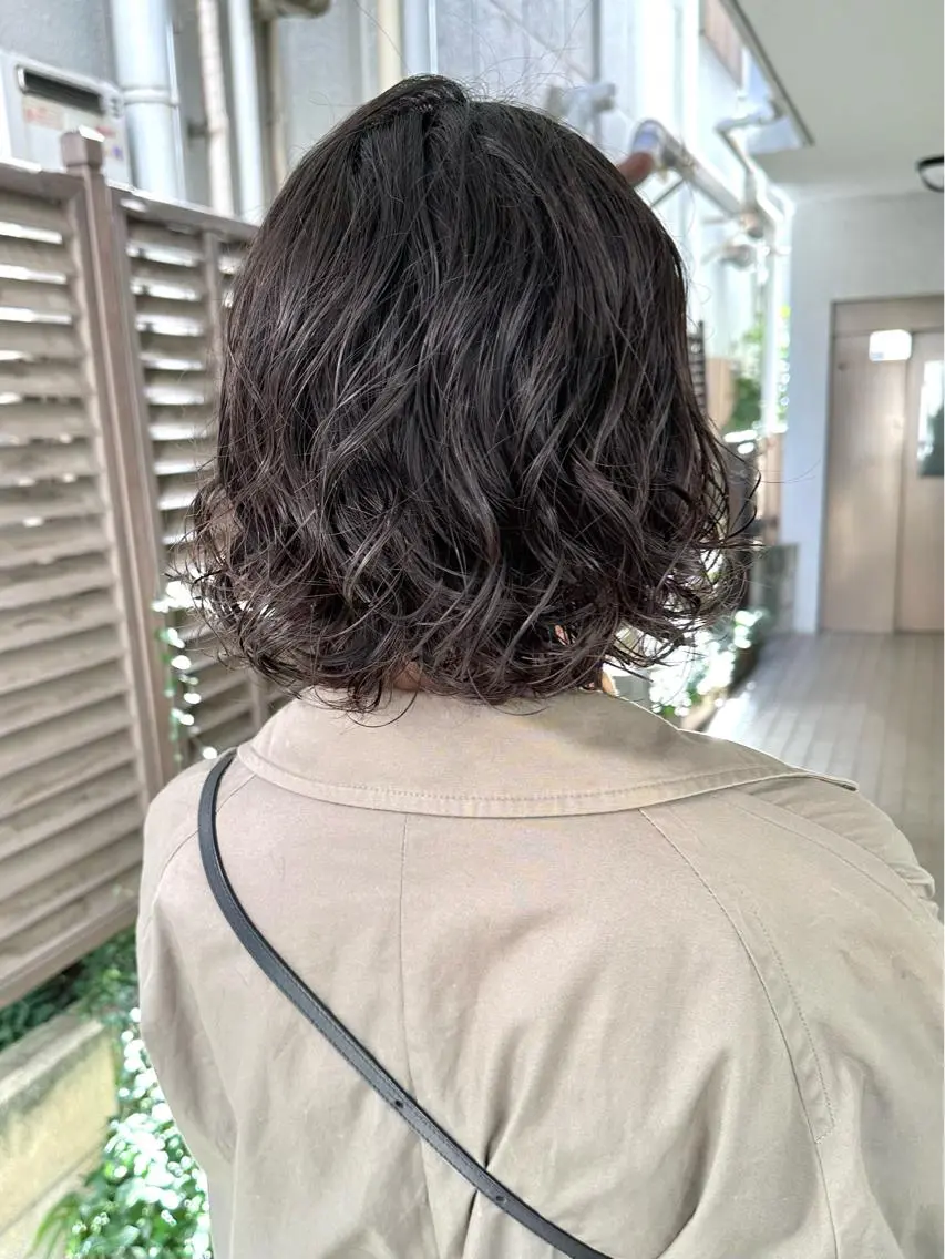 ショート パーマ 髪質改善 縮毛矯正/ レイヤー/銀座/本木のヘアスタイル