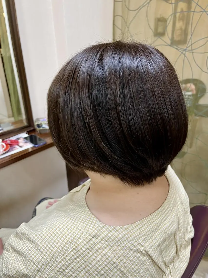 ショート ショートボブ アッシュ ボブ ショートヘア カット ヘアカラー トリートメント 澤崎 希望のヘアスタイル
