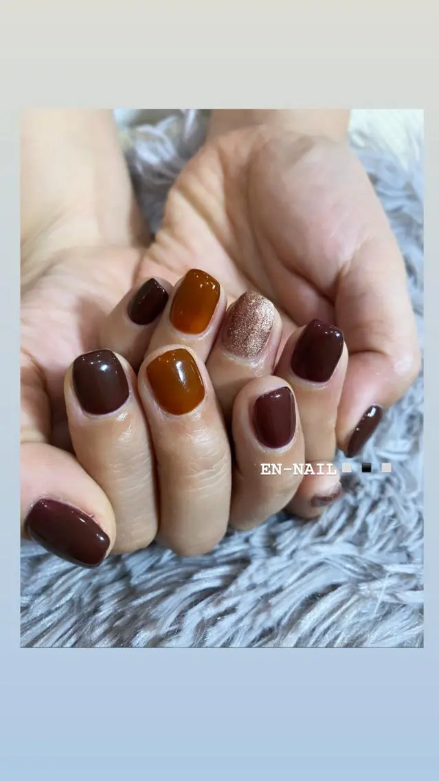 ネイル ハンドネイル EN_NAIL 野中本店Ayakaのネイルデザイン