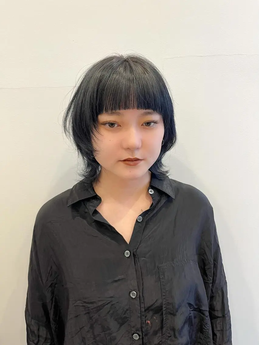 ミディアム カラー ヘアアレンジ haruka 🩶のヘアスタイル