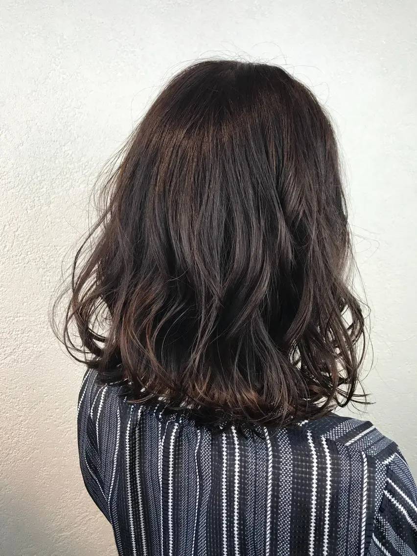ミディアム カラー グレージュ ピンクカラー カット ヘアカラー トリートメント デザインカラー🌈 高木リョウのヘアスタイル