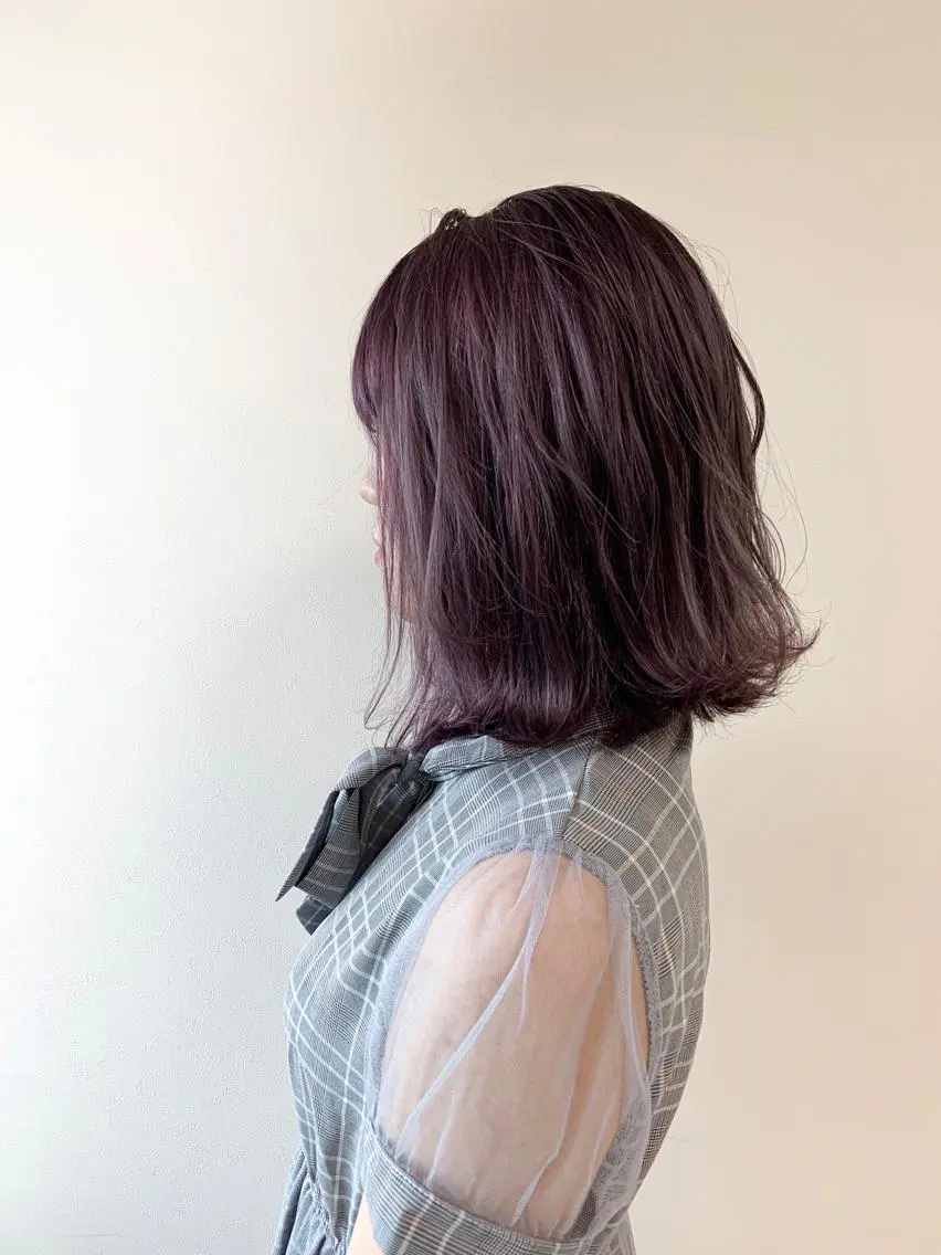 ミディアム カラー 透明感カラー ピンクカラー 髪質改善特化 サロン✨代表HIROのヘアスタイル
