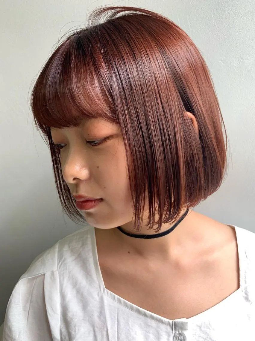 ミディアム カラー カット ヘアカラー トリートメント ヘアセット 🍃柔らか透け髪 /表参道/瑞希🍃のヘアスタイル