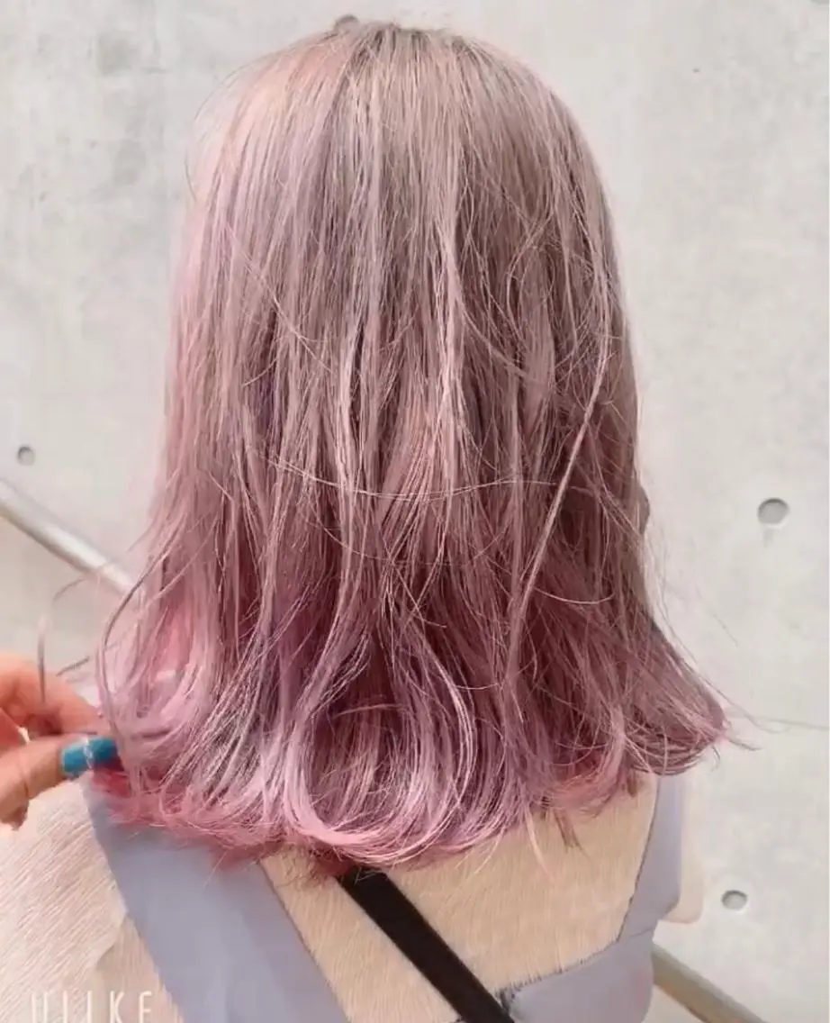 セミロング カラー box mico. mutsumiのヘアスタイル