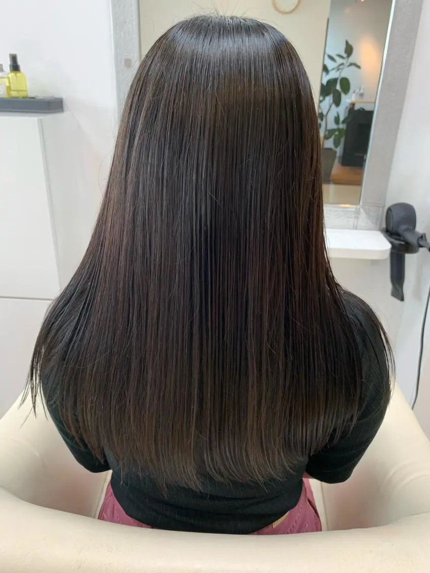 セミロング 髪質改善 トリートメント 柳川 玲也のヘアスタイル