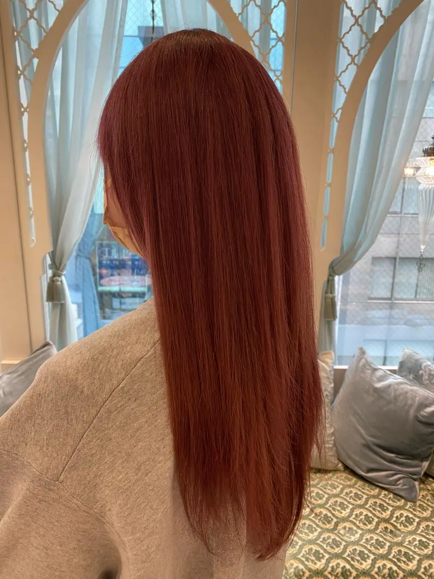 カラー ブリーチ ケアブリーチ ダブルカラー イヤリングカラー ハイライトカラー 渡辺 麻衣のヘアスタイル