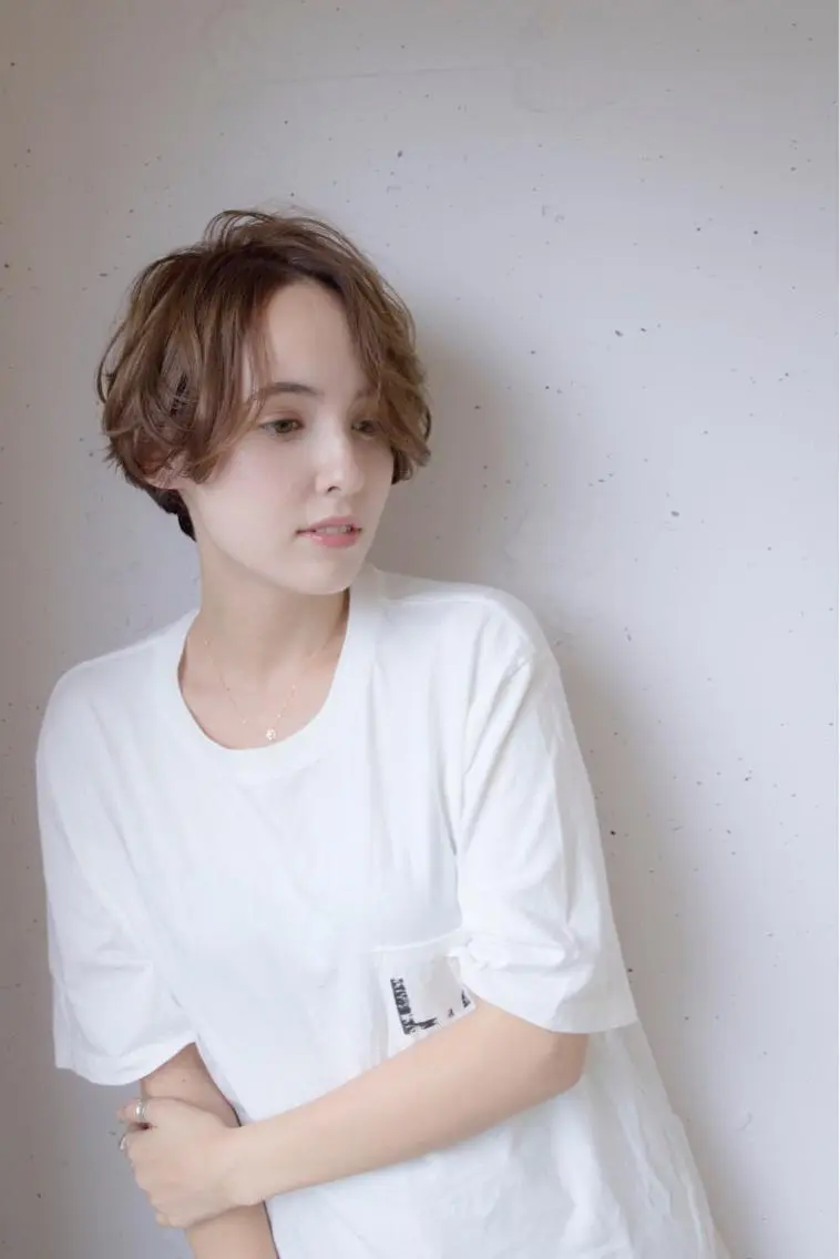 ミディアム パーマ タカハシ ショウタのヘアスタイル