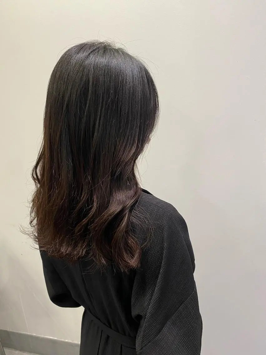 セミロング トリートメント カット ヘアカラー トリートメント ✨透明感カラー✨ 🦖佐々木未来🦕のヘアスタイル