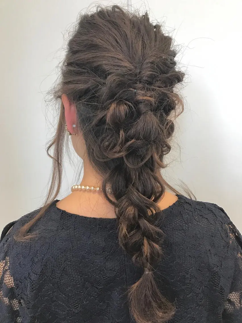 ヘアアレンジ 結婚式・ブライダル 新宿駅近♡個室 ♡関口三都季🌜のヘアスタイル