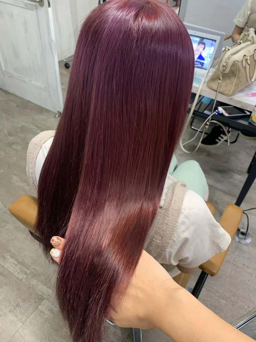ロング 縮毛矯正 🔥ダブルカラー特化 🔥相原彰太のヘアスタイル