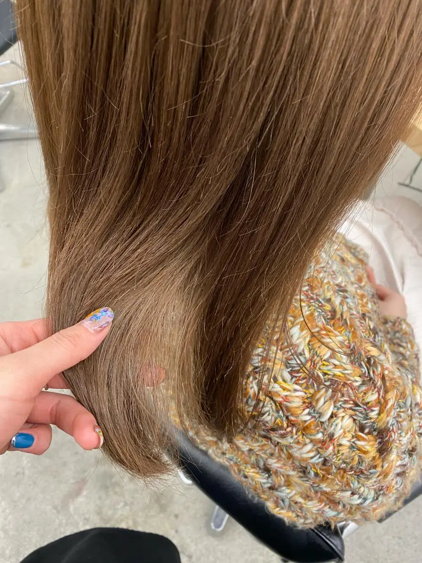 ロング カラー パーマ ヘアアレンジ ネイル マツエク・マツパ ✨艶髪✨ 奈須晴香のヘアスタイル