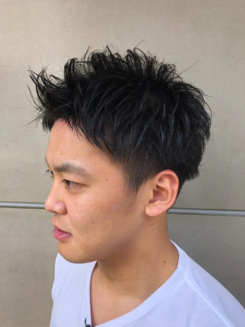 ショート パーマ メンズ 北間 寛哉のヘアスタイル