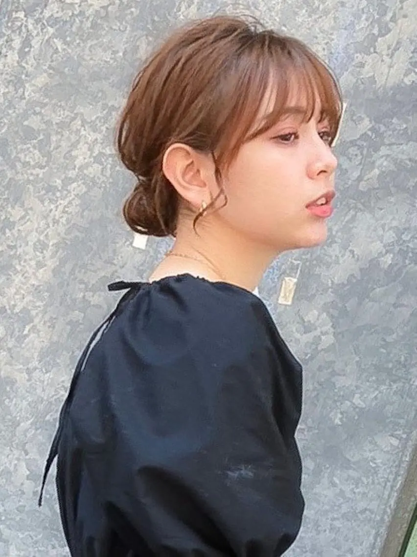 セミロング ヘアセット 河野 行史のヘアスタイル