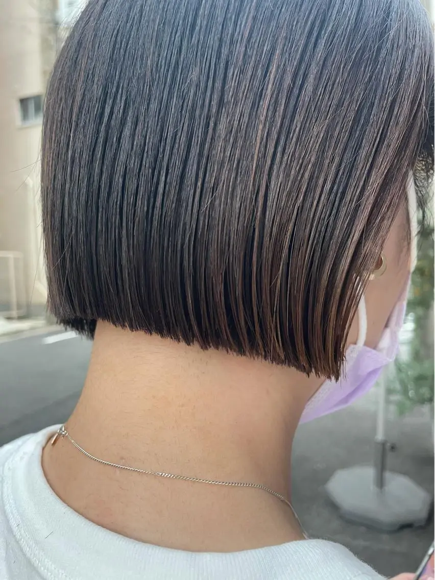 ショート カット やまさきえりこ ニュアンスパーマのヘアスタイル
