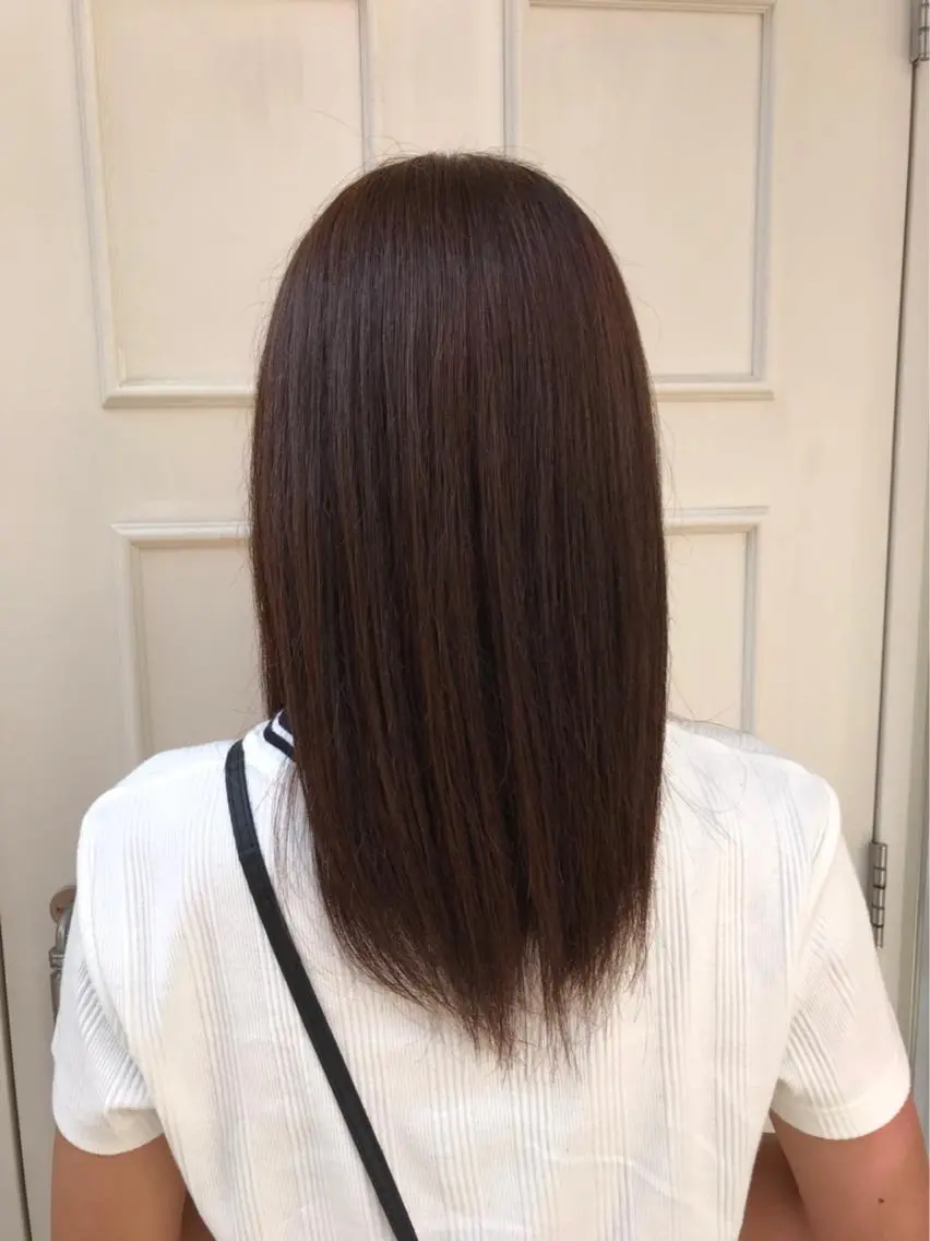 ミディアム カラー ブラウンカラー ココアブラウン 🫟Blanco🫟 Color&Careのヘアスタイル