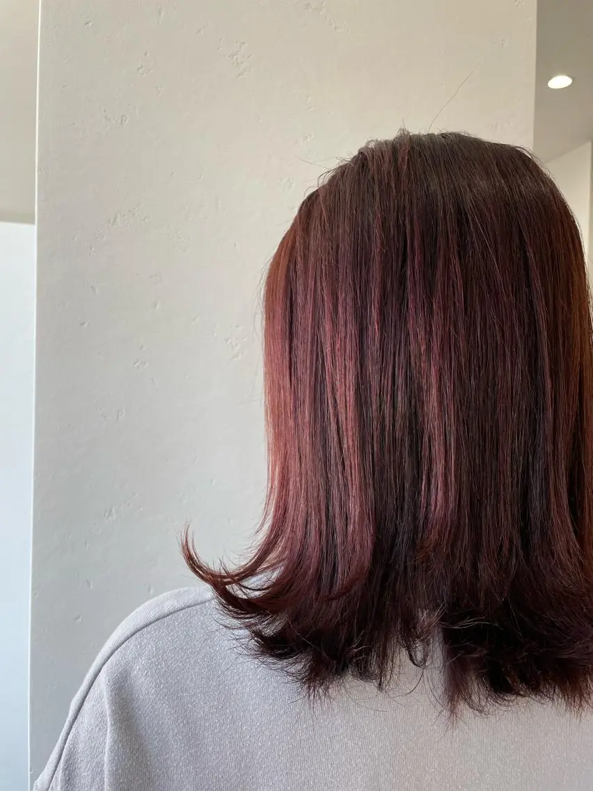 ミディアム ヘアアレンジ 村上 由希のヘアスタイル