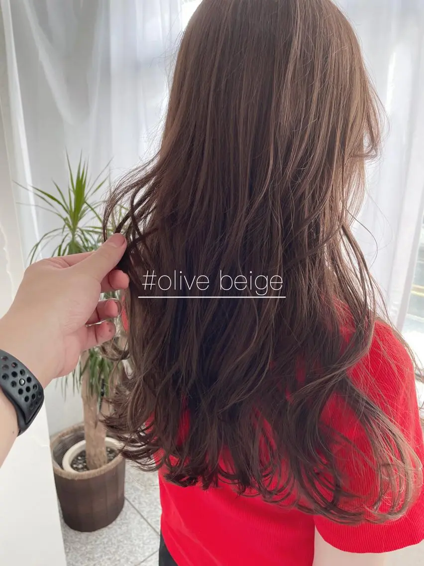 ロング カラー カット ヘアカラー トリートメント 🍎吉川浩生 トップスタイリストのヘアスタイル