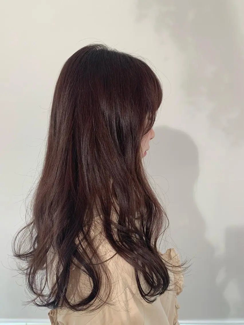 ロング カラー パーマ ヘアアレンジ 加藤 綾華のヘアスタイル