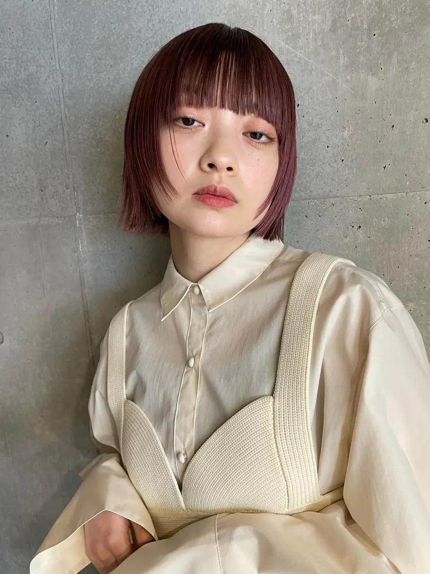 ショート カラー ヘアカラー ❤️ダブルカラー 髪質改善❤️SAYAのヘアスタイル
