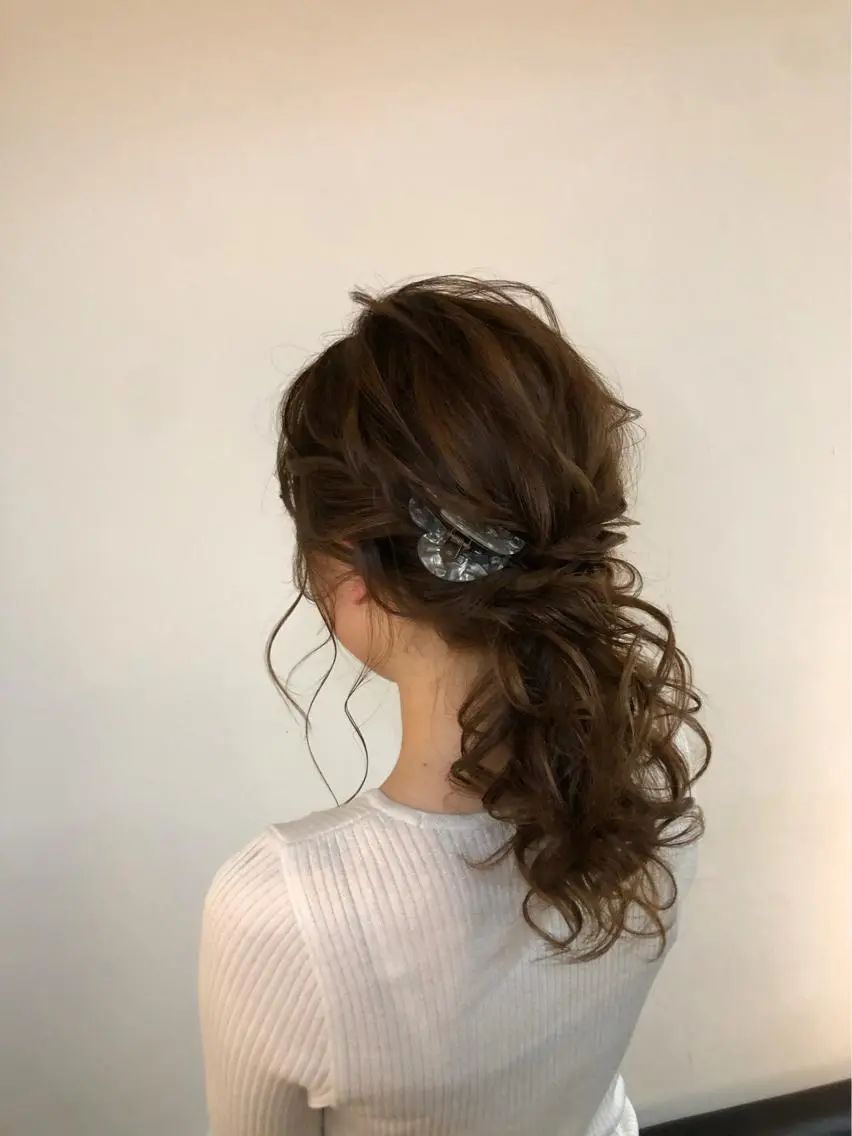 ロング ヘアアレンジ ヘアセット ヘアセット/着付け 専門店☆Alludyのヘアスタイル